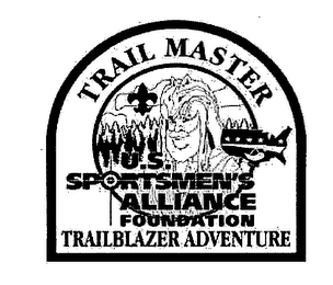TRAIL MASTER U.S. SPORTSMEN'S ALLIANCE FOUNDATION TRAILBLAZER ADVENTURE logo
