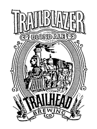 TRAILBLAZER BLOND ALE TRAILHEAD BREWINGCO logo