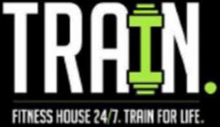 TRAIN. FITNESS HOUSE 24/7. TRAIN FOR LIFE. logo