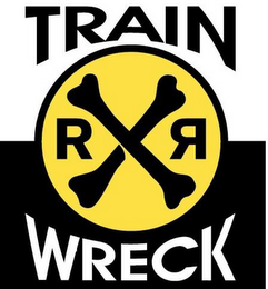 TRAIN WRECK R R logo