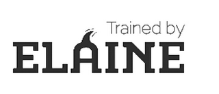 TRAINED BY ELAINE logo