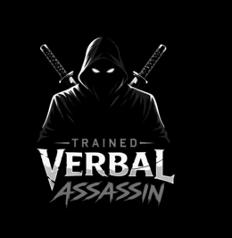 TRAINED VERBAL ASSASSIN logo