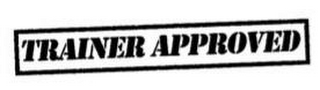 TRAINER APPROVED logo