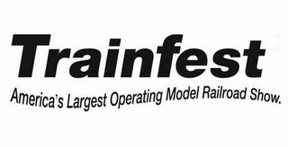TRAINFEST AMERICA'S LARGEST OPERATING MODEL RAILROAD SHOW. logo