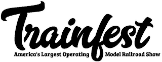 TRAINFEST AMERICA'S LARGEST OPERATING MODEL RAILROAD SHOW logo
