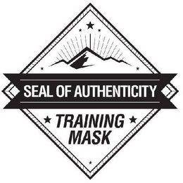 TRAINING MASK SEAL OF AUTHENTICITY logo