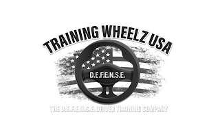 TRAINING WHEELZ USA D.E.F.E.N.S.E THE D.E.F.E.N.S.E. DRIVER TRAINING COMPANY logo