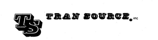 TRAN SOURCE, INC. TS logo