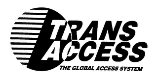 TRANS ACCESS THE GLOBAL ACCESS SYSTEM logo