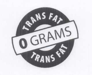 TRANS FAT 0 GRAMS TRANS FAT logo
