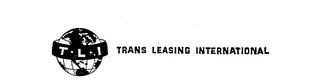 TRANS LEASING INTERNATIONAL TLI logo