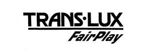 TRANS-LUX FAIRPLAY logo