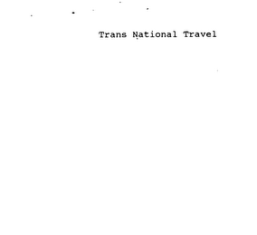 TRANS NATIONAL TRAVEL logo