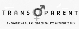 TRANS PARENT EMPOWERING OUR CHILDREN TOLIVE AUTHENTICALLY logo