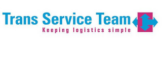 TRANS SERVICE TEAM KEEPING LOGISTICS SIMPLE logo