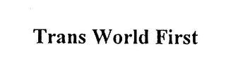TRANS WORLD FIRST logo