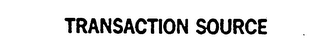 TRANSACTION SOURCE logo