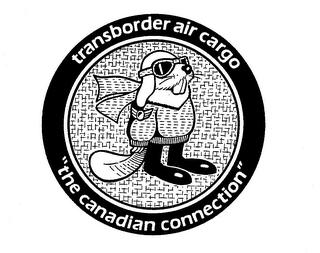 TRANSBORDER AIR CARGO "THE CANADIAN CONNECTION" logo