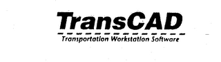 TRANSCAD TRANSPORTATION WORKSTATION SOFTWARE logo