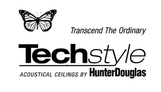 TRANSCEND THE ORDINARY TECHSTYLE ACOUSTICAL CEILINGS BY HUNTERDOUGLAS logo