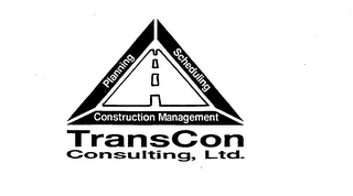 TRANSCON CONSULTING, LTD. PLANNING SCHEDULING CONSTRUCTION MANAGEMENT logo