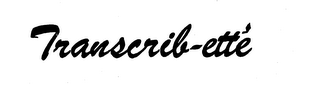 TRANSCRIB-ETTE logo