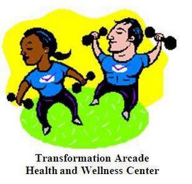 TRANSFORMATION ARCADE HEALTH AND WELLNESS CENTER logo