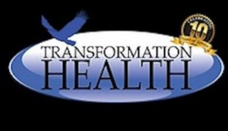 TRANSFORMATION HEALTH CELEBRATING 10 YEARS OF SERVICE logo