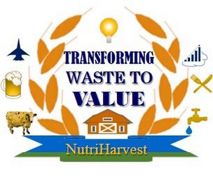TRANSFORMING WASTE TO VALUE NUTRIHARVEST logo