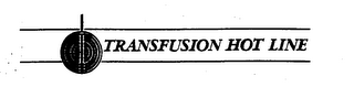 TRANSFUSION HOT LINE logo