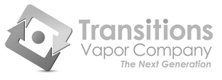 TRANSITIONS VAPOR COMPANY THE NEXT GENERATION logo