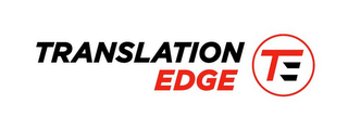 TRANSLATION EDGE TE logo