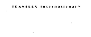 TRANSLEX INTERNATIONAL logo