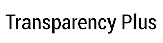 TRANSPARENCY PLUS logo