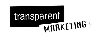 TRANSPARENT MARKETING logo
