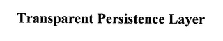 TRANSPARENT PERSISTENCE LAYER logo