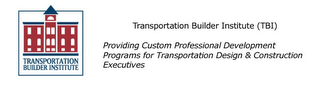 TRANSPORTATION BUILDER INSTITUTE logo