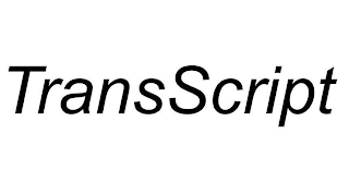 TRANSSCRIPT logo