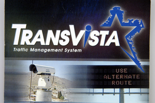 TRANSVISTA TRAFFIC MANAGEMENT SYSTEM USE ALTERNATE ROUTE logo