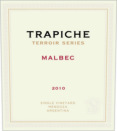 TRAPICHE TERROIR SERIES MALBEC SINGLE VINEYARD CONSULTA MENDOZA ARGENTINA logo