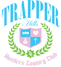 TRAPPER HILLS TH HUSTLERS COUNTRY CLUB logo