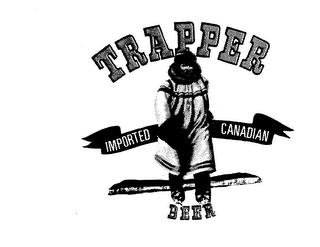 TRAPPER IMPORTED CANADIAN BEER logo