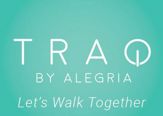 TRAQ BY ALEGRIA LET'S WALK TOGETHER logo