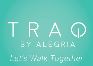 TRAQ BY ALEGRIA LET'S WALK TOGETHER logo