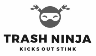 TRASH NINJA KICKS OUT STINK logo