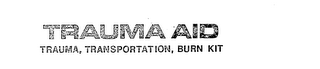 TRAUMA AID TRAUMA, TRANSPORTATION, BURN KIT logo