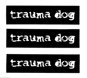 TRAUMA DOG logo