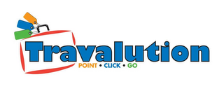 TRAVALUTION POINT · CLICK · GO logo