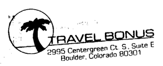 TRAVEL BONUS logo