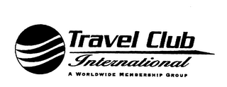 TRAVEL CLUB INTERNATIONAL A WORLDWIDE MEMBERSHIP GROUP logo